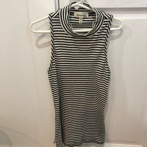 B&w striped tank